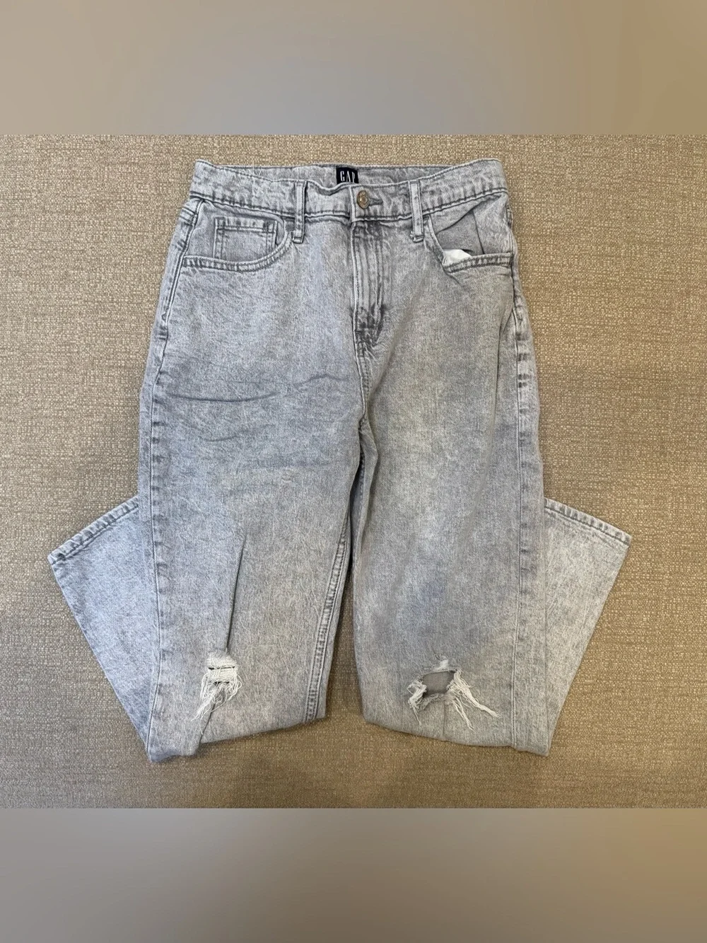 GAP Light Gray Washed Kids Jeans